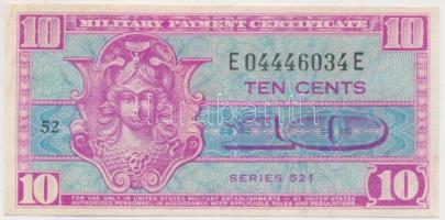 Amerikai Egyesült Államok / Katonai kiadás 1954. 10c T:II-
USA / Military Payment Certificate 1954. ...