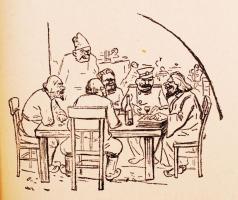 Ék Sándor, Alex Klein (1902-1975): Sally Bleistift in Amerika című könyvhöz készült illusztrációk, s...