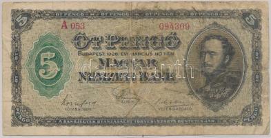 1926. 5P "A 053 - 094309" T:III,III-