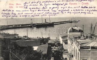 Yalta, port, steamship (EK)