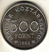 1992. 500Ft Ag "Károly Róbert" T:BU
