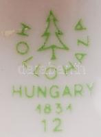 Hollóházi kakas, kézzel festett, jelzett, hibátlan, m:14 cm