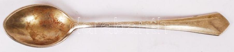 4 db különböző fémtárgy (gyertyatartó, Braunschweig kupa, kanál)