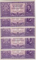 1946. 10.000.000B.-pengő (5x) T:I,I-