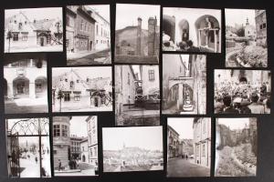 1965 52 db amatőr felvétel Sopronról, 9x12 cm