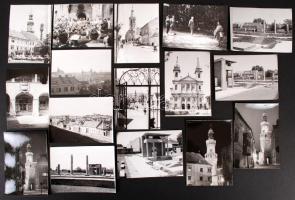 1965 52 db amatőr felvétel Sopronról, 9x12 cm