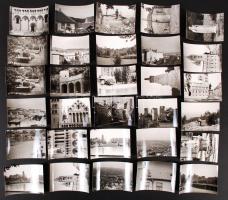 1963 58 db amatőr felvétel Pécsről, 6x9 cm