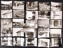 1963 58 db amatőr felvétel Pécsről, 6x9 cm