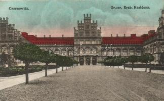 Chernivtsi, Czernowitz; Gr. or. Erzb. Residenz / national university (EK)