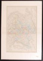 Cca 1850 Oroszország, jelzett francia térkép / VIntage map of Russia 45×34 cm