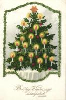 Christmas, tree litho (EK)