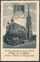 1933 Vienna, Wien I. Stephansdom, 500 jähriges Jubiläum im Heiligen Jahr / cathedral, 500 year anniversary of the Holy Year, Theodor Kardinal Innitzer (EK)