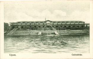 Budapest IV. Újpest, Csónakház, özv. Fáy Albertné kiadása