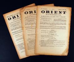 1903 Bp., Orient (Organ der symbolischen Grossloge von Ungarn) című német nyelvű szabadkőműves lap 5. száma, 132p / 1903 Orient (Organ der symbolischen Grossloge von Ungarn) masonic journal