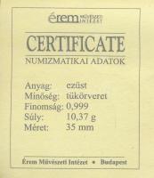 DN "A magyar nemzet pénzérméi - Uralkodó nélküli pénz 1439-1440." Ag emlékérem (10,37g/0.9...