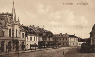 Szakolca, Fő tér, Városi vendéglő / main square, restaurant