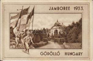 8 db cserkész motívum / 8 Pfadfinderkarten zumeist sign. Márton