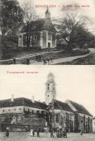 Szakolca, 200 éves hársfa, Ferenczrendi templom, kiadja Schefranek H. és fia  / 200 years old tilia, church