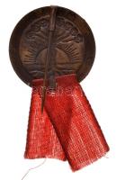 1908. Május 1. "A Munka Ünnepe" fém kitűző szalaggal T:2