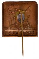 1914. Május 1. "A Munka Ünnepe" fém kitűző T:2