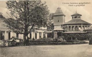 Szobránc-gyógyfürdő, gyógykút; kiadó Friedman Móritz / spa, fountain