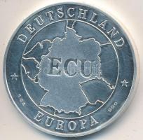 Németország 1992. "ECU - Egység, szabadság, igazság" Ag emlékérem (1.oz/0.999) T:PP
German...
