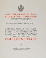 1937 Bp., Meghívó a Nemzeti Színház fennállásának 100 éves évfordulója alkalmából rendezendő emlékünnepélyre