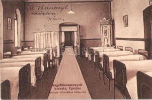 Eperjes, Angolkisasszonyok intézete / Sisters of Loreto institute, bedroom interior