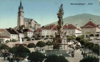 Körmöcbánya, Main square, monument (EB)
