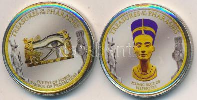 Egyiptom 2010. 1Ł "Nofertiti mellszobra" + 1Ł "Hórusz szeme" multicolor T:2
Egyp...