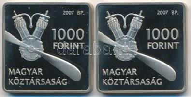 2007. 1000Ft "Adorján János - Libelle" T:PP (2x) Adamo EM208