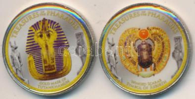 Egyiptom 2010. 1Ł "Szárnyas szkarabeusz, az újjászületés szimbóluma" + 1Ł "Tutanhamon...