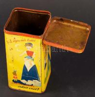 cca 1948 Cukorértékesítő Nemzeti Vállalat cukros doboza, 20x9x9 cm