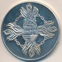 2006. "Gloria victis 1956-2006 (Dicsőség a legyőzötteknek)" ezüstözött Br emlékérem díszto...