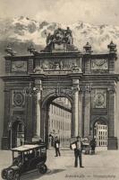 Innsbruck, Triumphpforte / gate, automobile