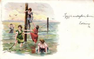 1899 Bathing women litho (EK)