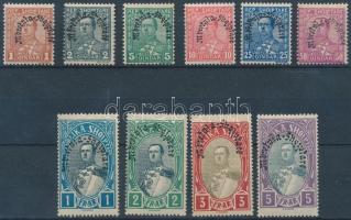 Forgalmi bélyegek (188-190 falcos), Definitive stamps (188-190 hinged)