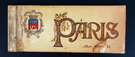 Cca 1900 Paris képes album, foltos