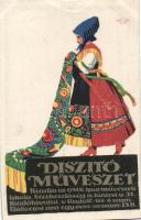 Díszítő Művészet, kiadja az OMK Iparművészeti Iskola / Hungarian decorative arts, folklore