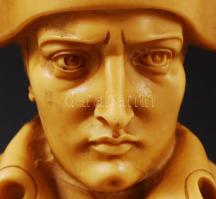 Napóleon alabástrom szobor, jelzés nélkül m: 24cm