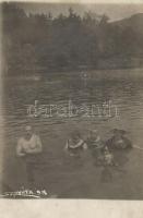 1918 Szováta, gyógyfürdő, fürdőzők / spa, bathers (EB)