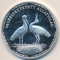 1992. 200Ft Ag "Veszélyeztetett állatvilág-gólya" T:PP (ujjlenyomat)
Adamo EM126