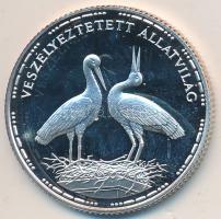1992. 200Ft Ag "Veszélyeztetett állatvilág-gólya" T:PP 
Adamo EM126