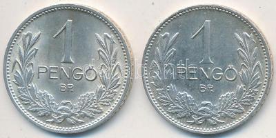 1937. 1P Ag (2x) T:2