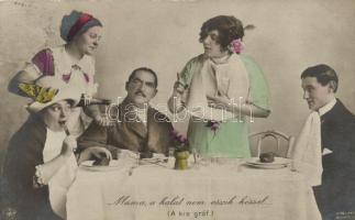 Mama, a halat nem eszik késsel... A kis gróf