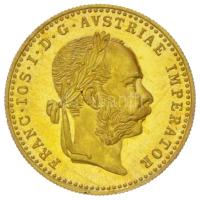 Ausztria 1915. 1D Au "Ferenc József" (3.49g/0.986) utánveret T:P Austria 1915. 1 Ducat Au "Franz Joseph I" (3.49g/0.986) restrike C:P Krause KM# 2267