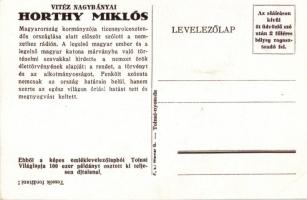 Horthy Miklós, So. Stpl (EK)