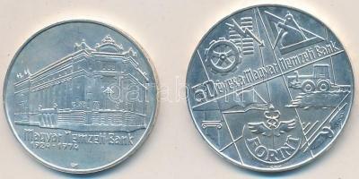 1974. 50Ft Ag + 100Ft Ag "MNB" pár T:BU