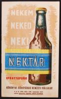1949 Nektár gyógytápsör, Kőbányai Sörgyárak Nemzeti Vállalat ismertető füzete