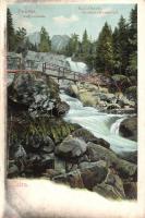 Tátra, Tarpatak, Nagy vízesés, Feitzinger Ede 1902/12 / waterfall